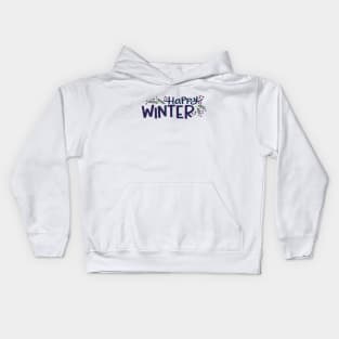 Happy winter Kids Hoodie